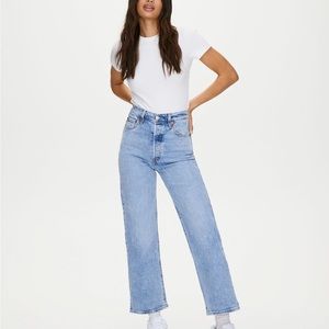 LEVI'S Premium Ribcage Ankle Straight - Size 27